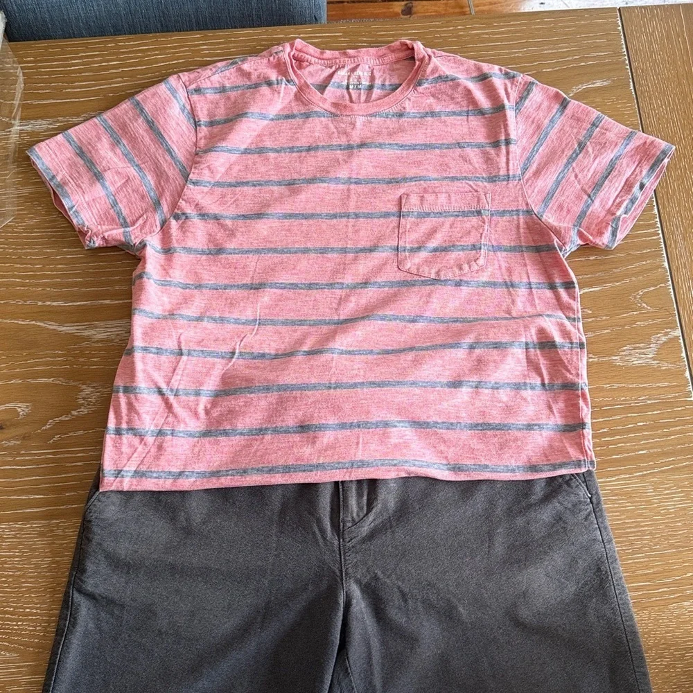 Express Charcoal Flat Front Shorts